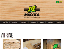 Tablet Screenshot of macopa.com.br